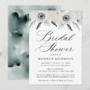 Search for anemone bridal shower invitations Greenery