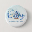 Search for blue snowflake badges Watercolor