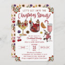 Search for animal christmas invitations Red and white