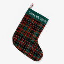 Search for tartan christmas stockings Green