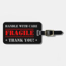 Search for fragile luggage tags Handle with care