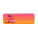 Search for hula return address labels Aloha