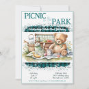 Search for picnic in the park invitations Green