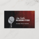 Search for recording studio business cards Microphone