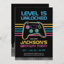 Search for teen gamer invitations Gaming controller and joystick