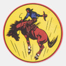 Search for bucking horse stickers Western