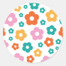 Search for groovy flower stickers Pastel