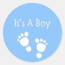 Search for blue footprint stickers White