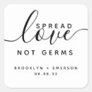 Search for hand sanitizer wedding stickers Modern