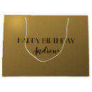 Search for metallic gift bags Birthday