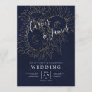 Search for navy blue and sunflower wedding invitations Floral