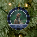 Search for pet name christmas tree decorations Blue
