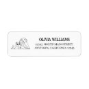 Search for dogs and cats return address labels Cute