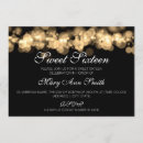 Search for bokeh birthday invitations Gold