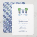 Search for monogram baby shower invitations Crest