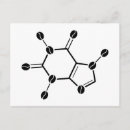 Search for molecular postcards Caffeine molecular structure
