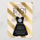 Search for little black dress hen party invitations Bride