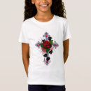 Search for gothic cross tshirts Red