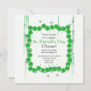 Search for st patricks day dinner party invitations Festive