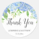 Search for blue hydrangeas wedding stickers Greenery