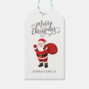 Search for santa claus gift tags Red