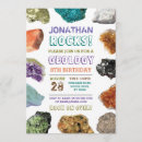 Search for geology birthday invitations Rock