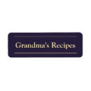 Search for recipes return address labels Baking