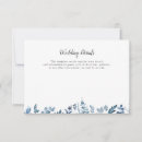 Search for floral wedding enclosure cards Dusty blue