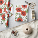 Search for poppies wrapping paper Botanical