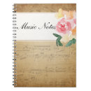 Search for vintage sheet music notebooks Floral