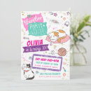 Search for cat sleepover invitations Girls