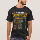 Search for black inventors tshirts History