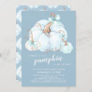 Search for a little pumpkin is on the way baby boy shower invitations Modern