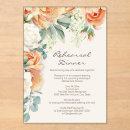 Search for peach rehearsal dinner invitations Elegant