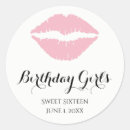 Search for pink lipstick stickers Girly