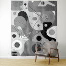Search for black and white geometric shapes art Abstract