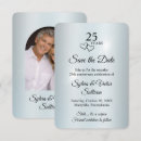 Search for 25th anniversary wedding save the dates Modern