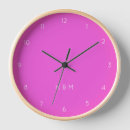 Search for neon pink clocks Girly