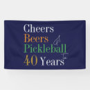Search for 40th birthday banners Cheers and beers