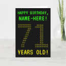 Search for 71 birthday cards 71 years old
