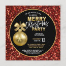 Search for red baubles invitations Glitter