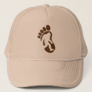 Search for footprints hats Bigfoot