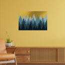 Search for christmas landscape posters Pine trees