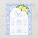 Search for lemon bridal shower games Italian
