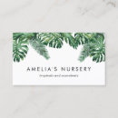 Search for palm leaf business cards Tropical