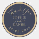 Search for gold thank you wedding stickers Summer