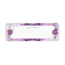 Search for red and white snowflakes return address labels Pattern