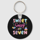 Search for 7th birthday key rings Year old