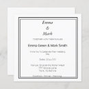 Search for plain white wedding invitations Elegant