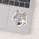 Search for wolf illustration stickers Head